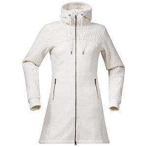 🧥Bergan's Of Norway Off- White Wool Long Hooded Skogfrue Winter Coat Small🧥